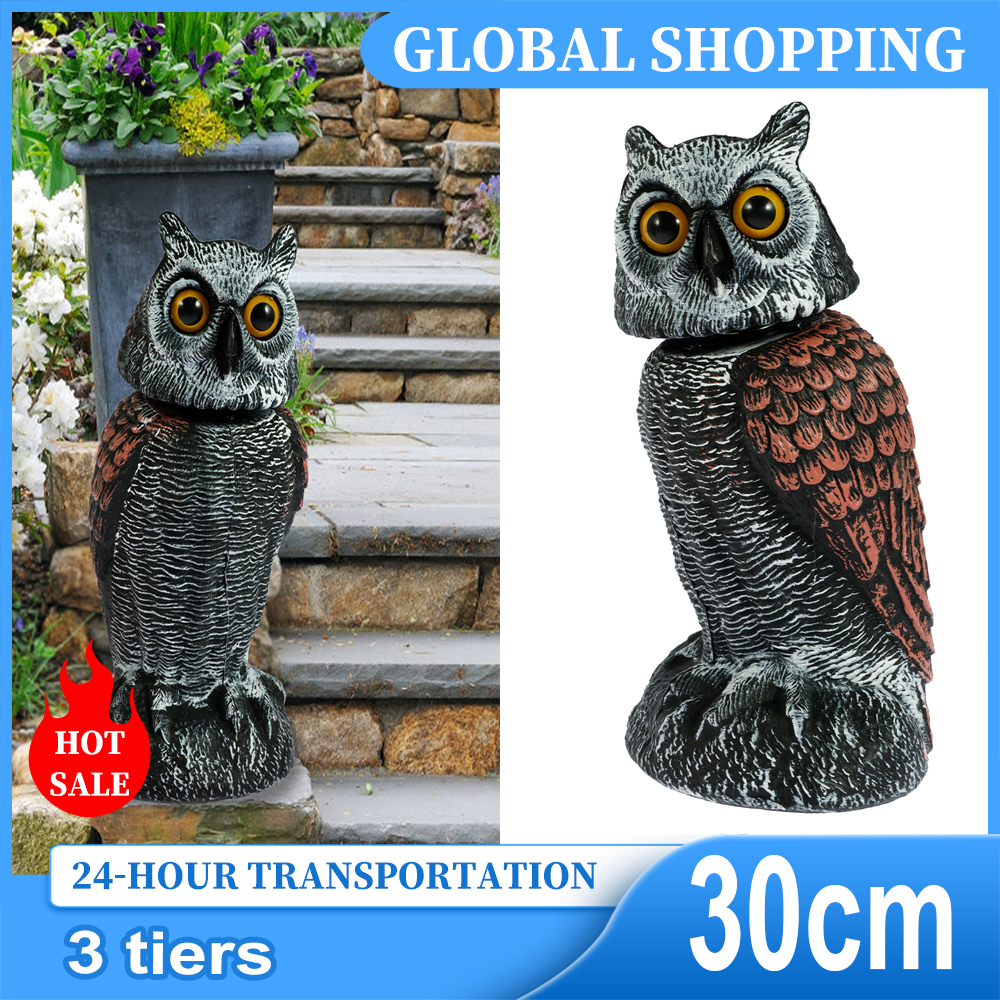 Gardening Tools Store - Fake Owl Decoy Plastic Owl Scarecrow