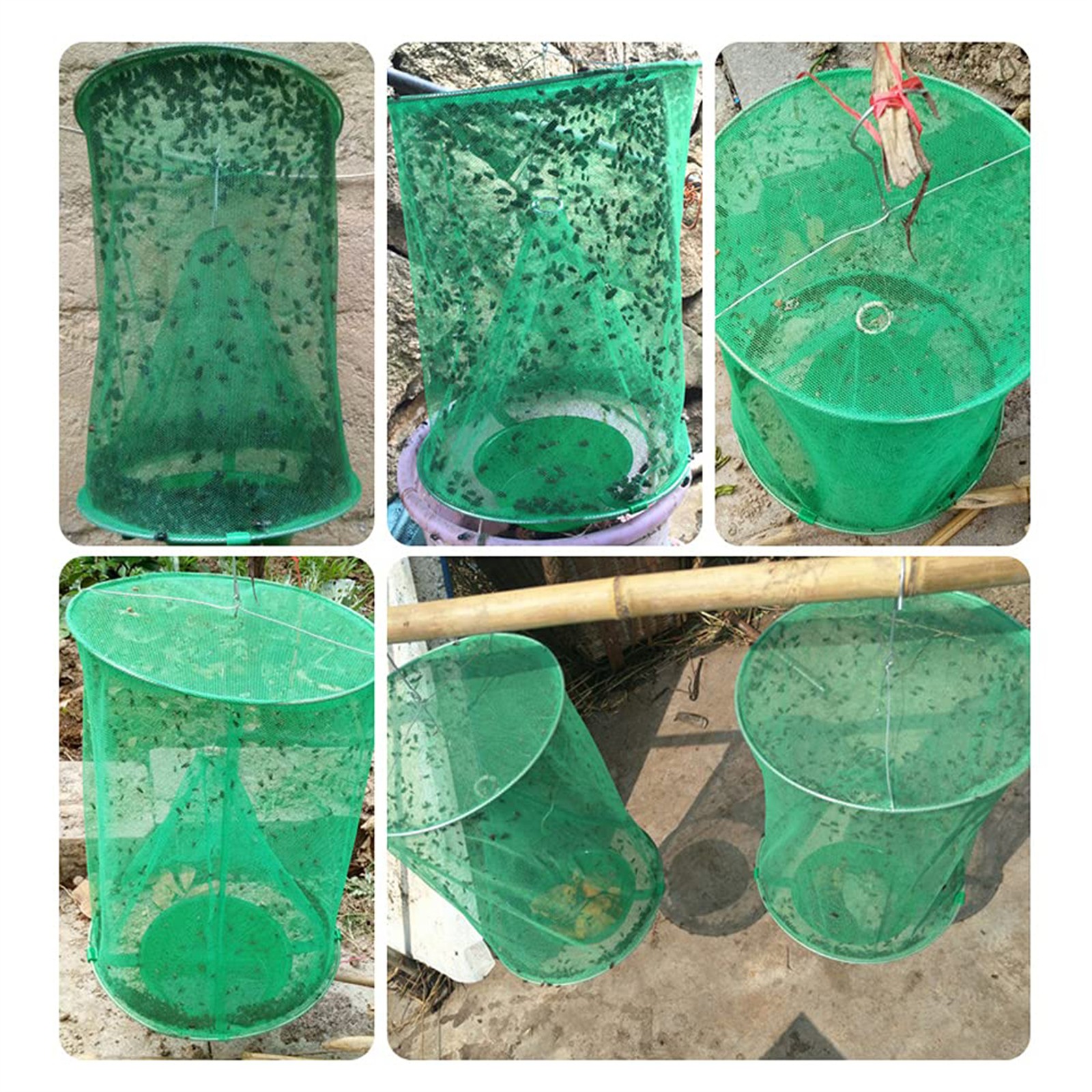 Gardening Tools You Must Have - 2pcs Hanging Fly Trap Cage Garden