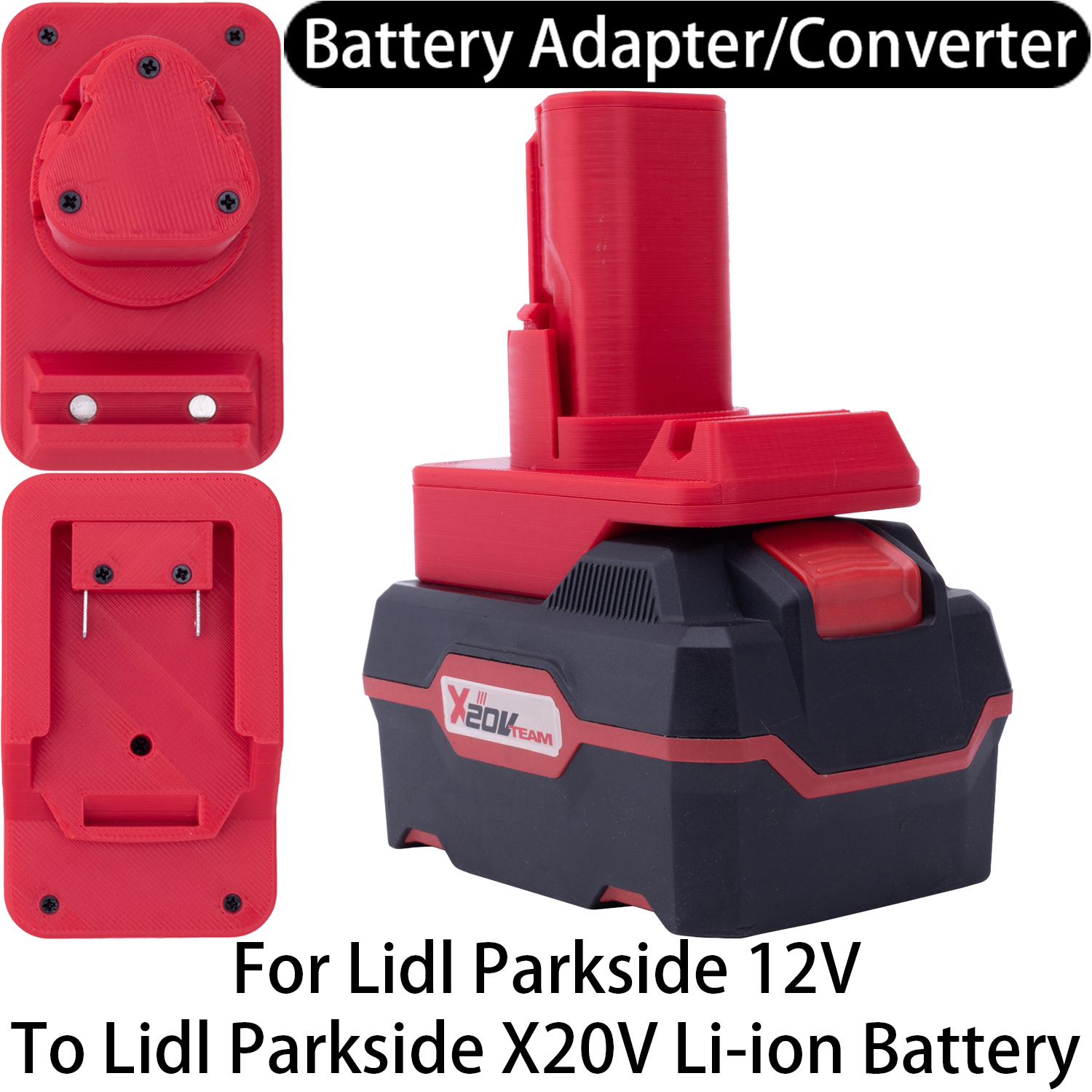 Gardening Tools Lidl - Adapter Converter For Lidl Parkside 12V