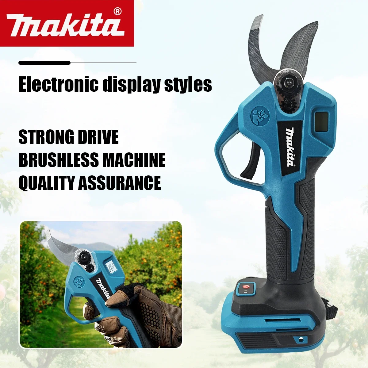 Gardening Tools Basic - Makita Brushless Electric Pruner 4 Gears