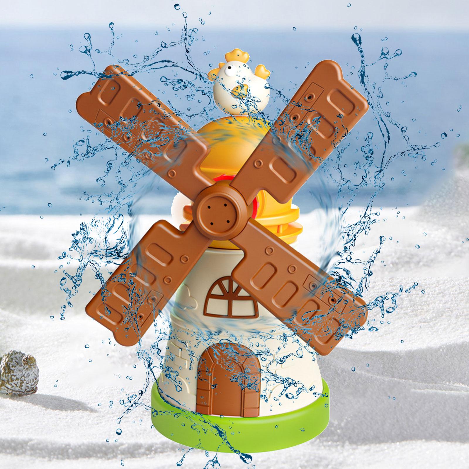 Gardening Tools For 6 Year Old - Windmill Water Sprinkler, Outside Portable Bathroom