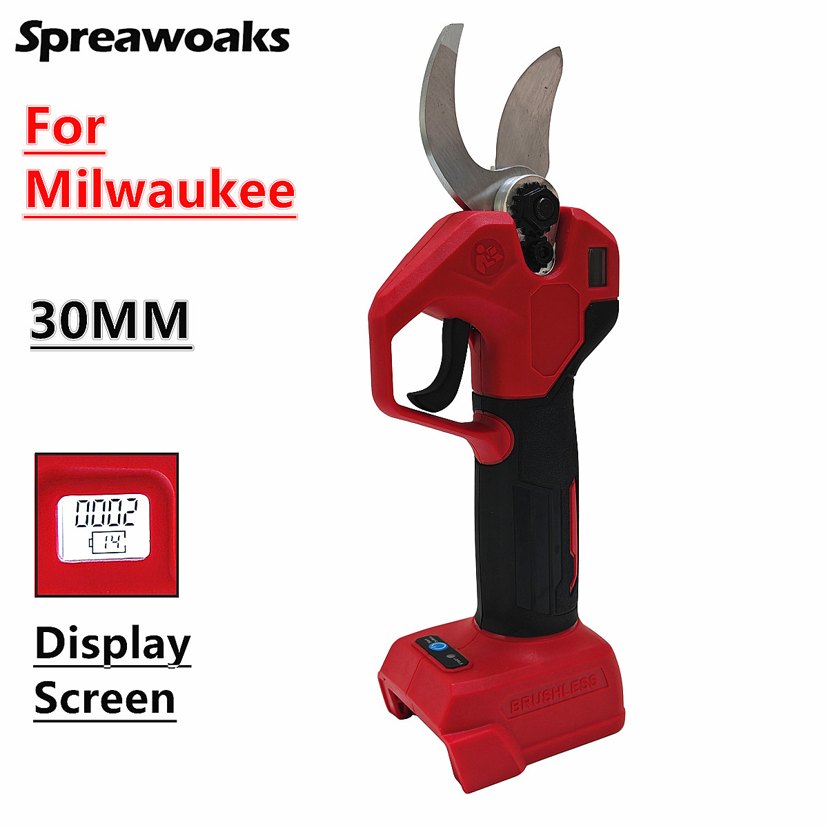 Gardening Tools Basic - Brushless Electric Pruning Shears Pruner With