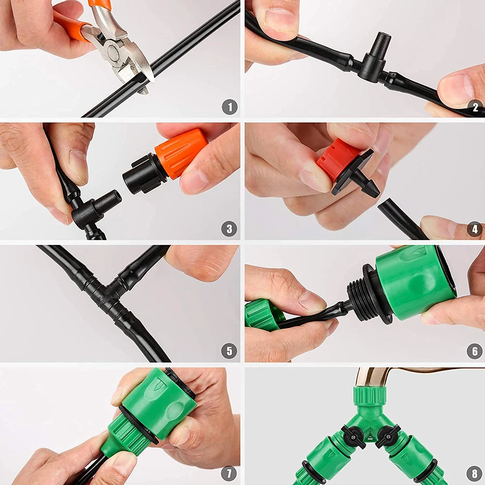 Gardening Tools For Beginners - 50M Micro Drip Irrigation System Automatic