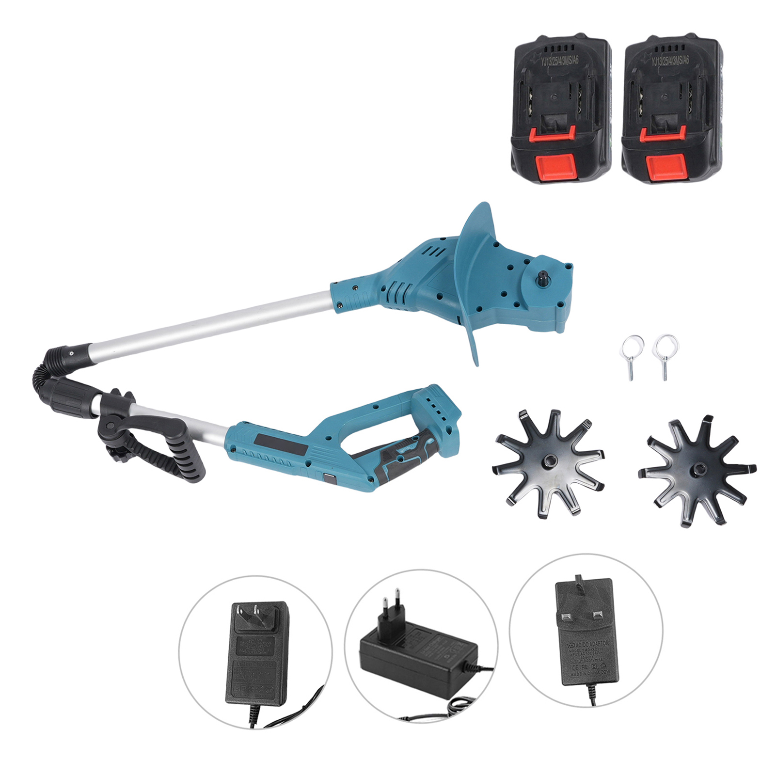 Gardening Tools Brands - 21V Electric Cultivator Cordless Tiller 330RPM