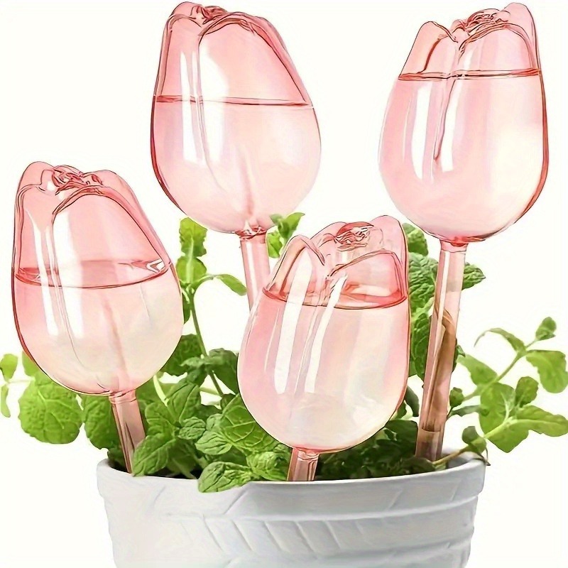 Gardening Tools And Equipment - 1/8pcs Premium Pink Self Watering Plant