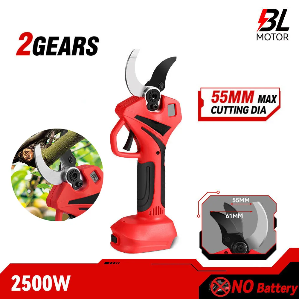 Gardening Tools Basic - 55mm Brushless Electric Scissors Cordless Pruning