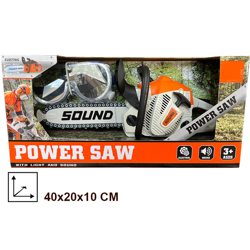Toy Chainsaw with Goggles Chil - مراجعة Gardening Tools For 6 Year Old وسعره