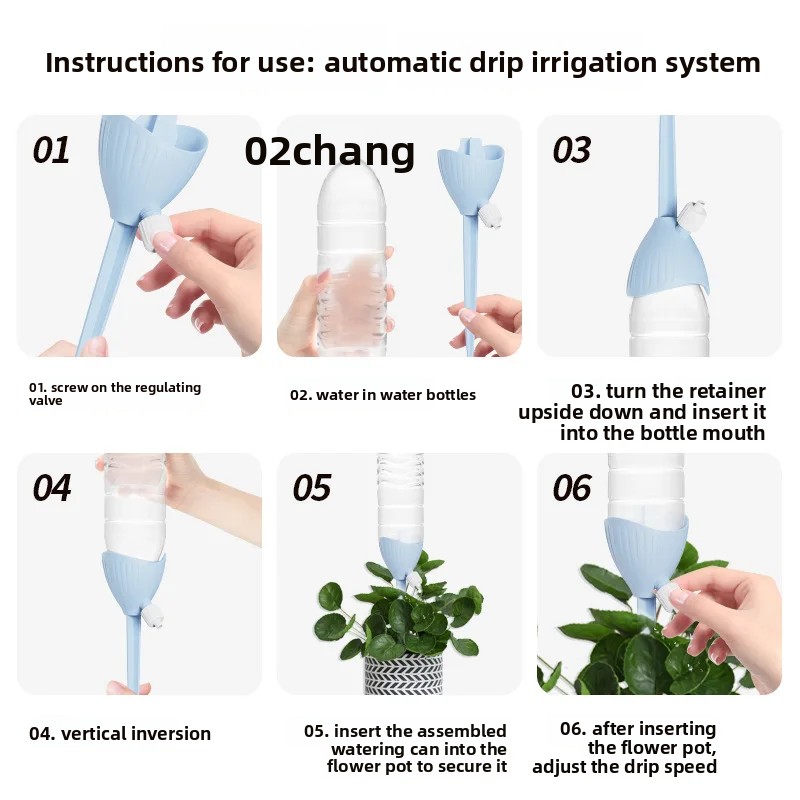 Automatic Watering Dripper Adj - مراجعة Gardening Tools For Beginners وسعره