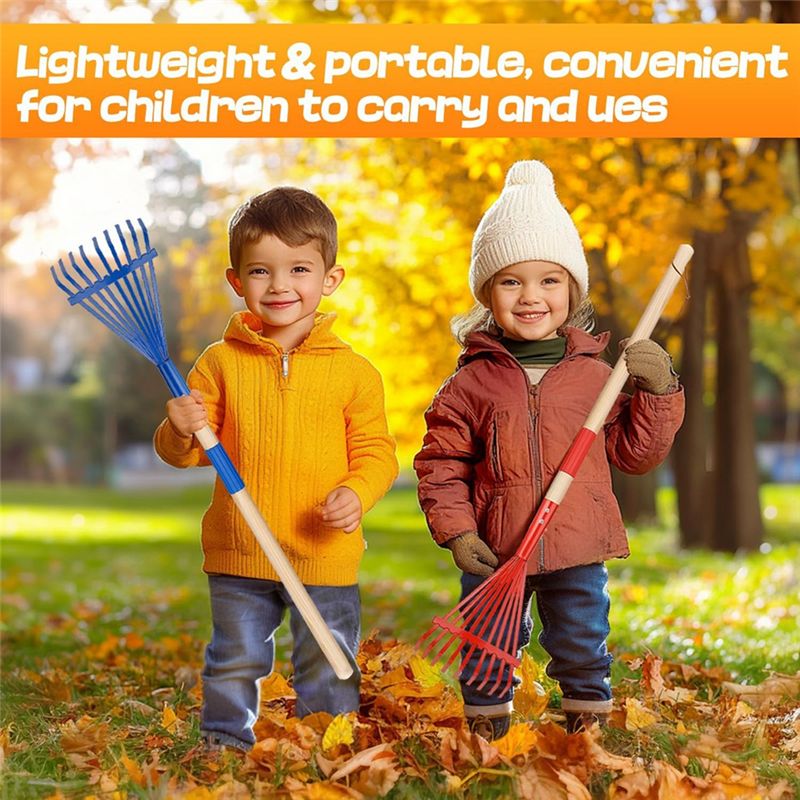 ABWZ-Children's Rake With Hard - مراجعة Gardening Tools For 6 Year Old وسعره
