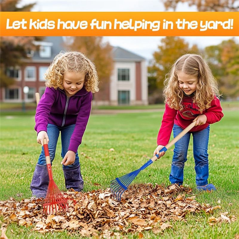 ABWZ-Children's Rake With Hard - مراجعة Gardening Tools For 6 Year Old وسعره