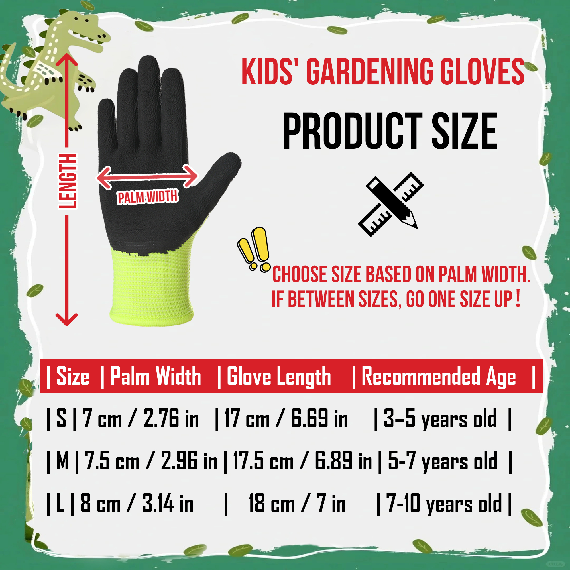 3 Pairs Kids Gardening Gloves  - مراجعة Gardening Tools For 6 Year Old وسعره