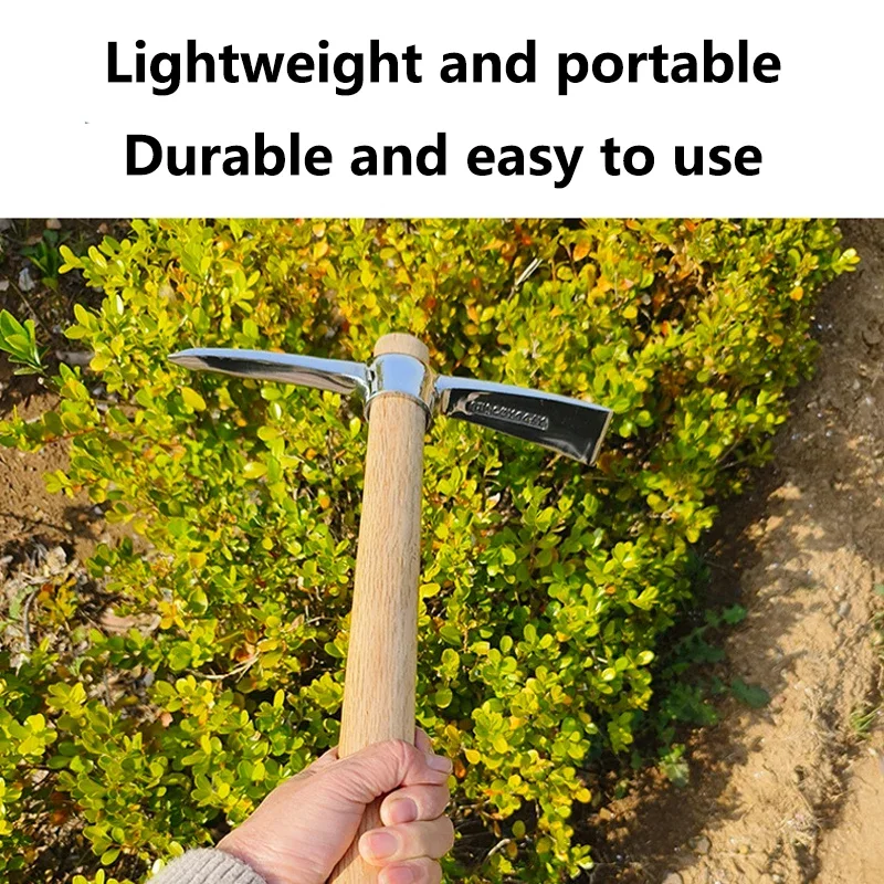 1Pcs Stainless Steel Pickaxe O - مراجعة Gardening Tools Sharp وسعره