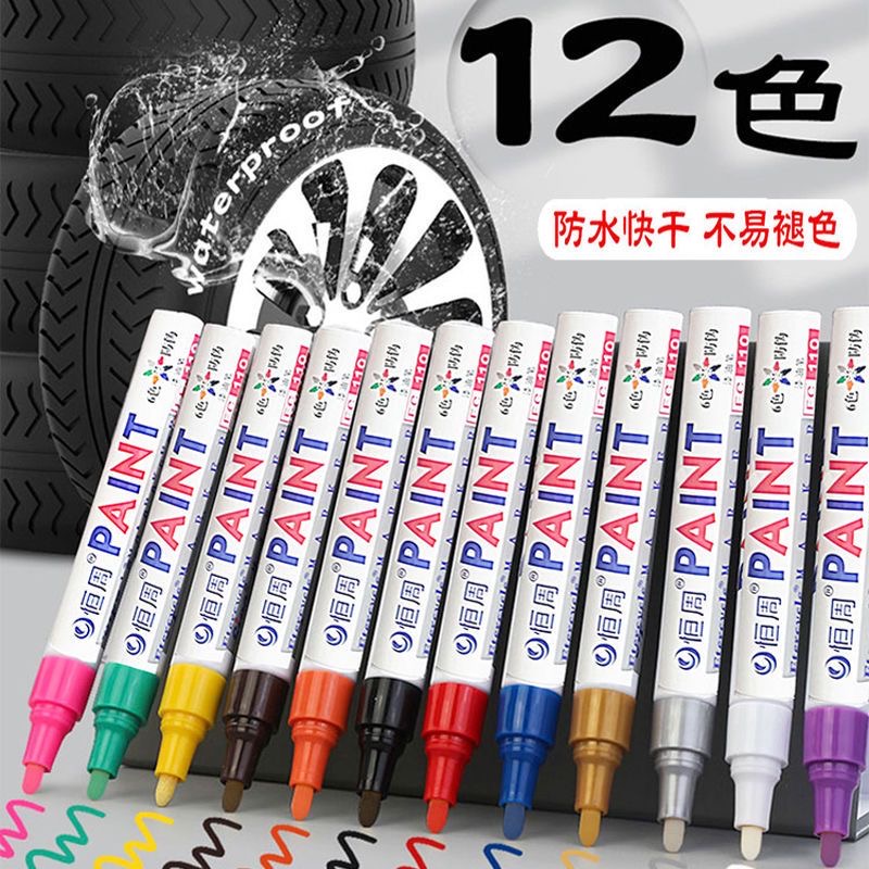 6Pcs Colorful Permanent White  - مراجعة Garden Row Marker وسعره