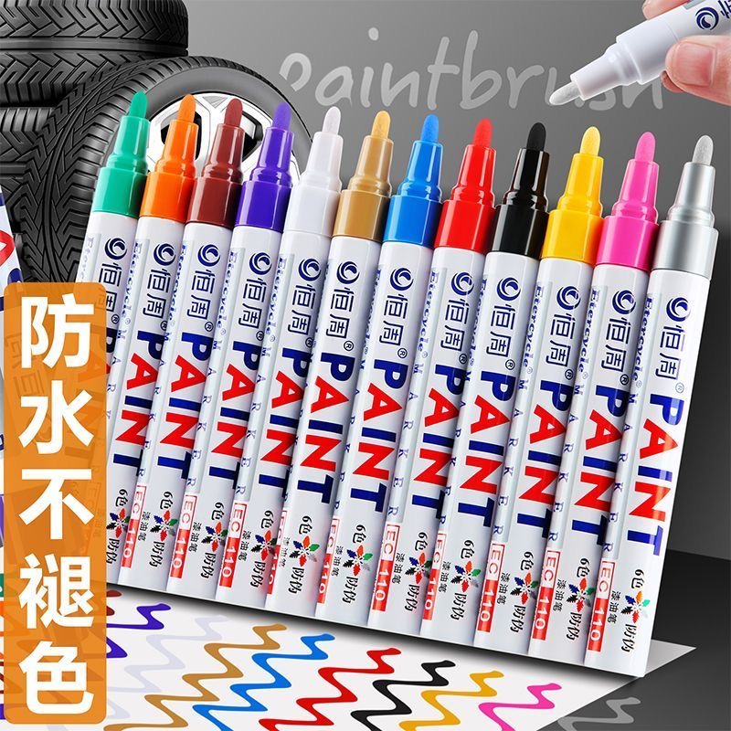 6Pcs Colorful Permanent White  - مراجعة Garden Row Marker وسعره