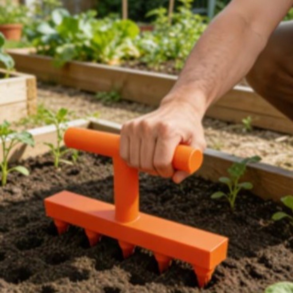 Plastic Soil Hole Drilling Too - مراجعة Garden Row Marker وسعره