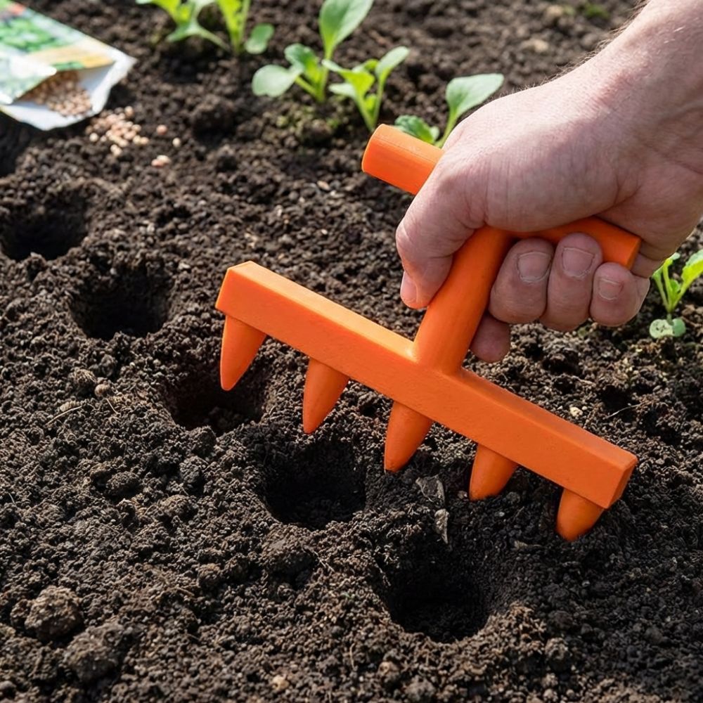 Plastic Soil Hole Drilling Too - مراجعة Garden Row Marker وسعره