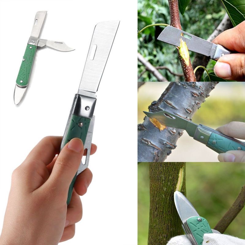Dual Blade Grafting Knife Mult - مراجعة Gardening Tools On Sale وسعره