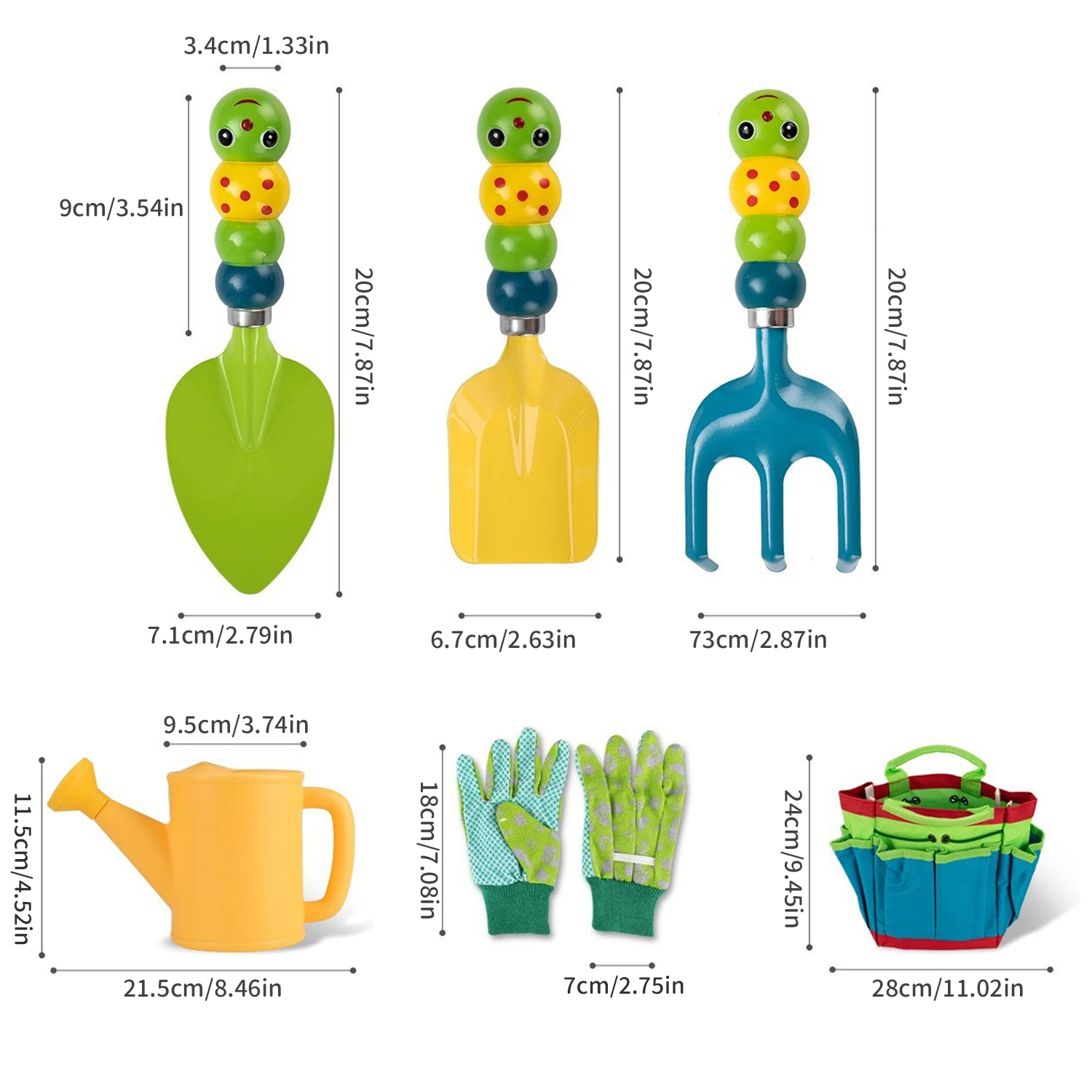 Colorful Garden Tools Toys for - مراجعة Gardening Tools For 6 Year Old وسعره