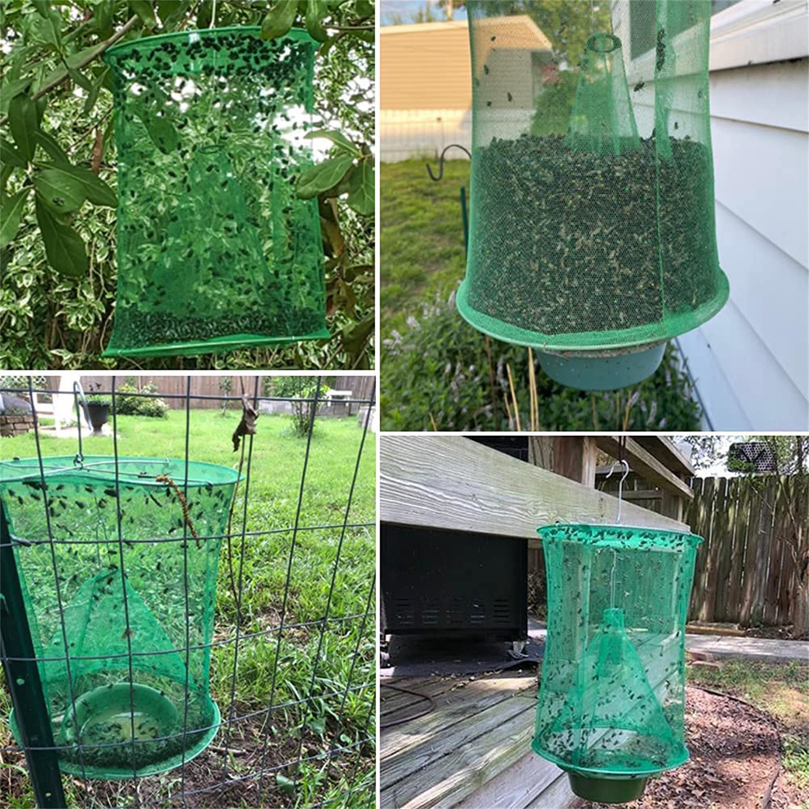 2pcs Hanging Fly Trap Cage Gar - مراجعة Gardening Tools You Must Have وسعره