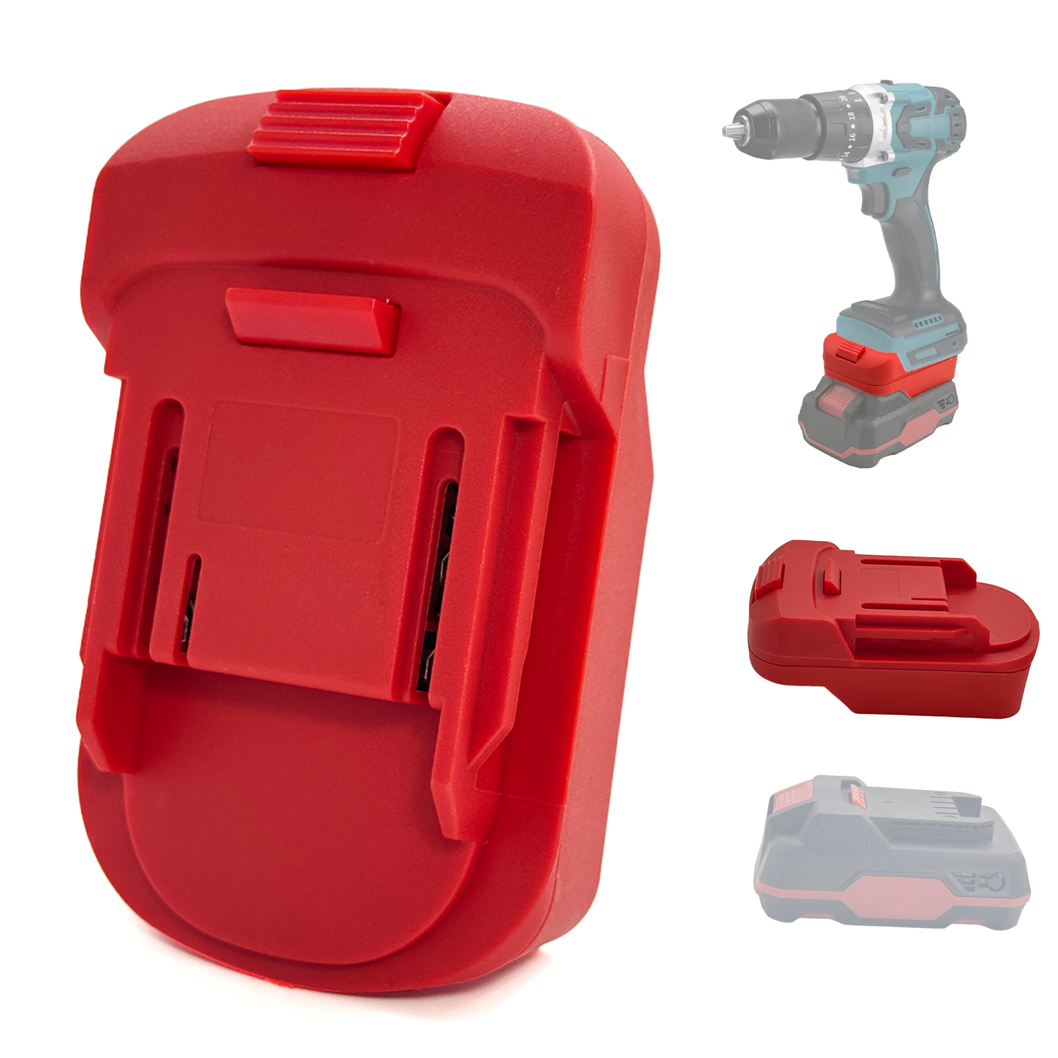 1pc Battery Adapter Converter  - مراجعة Gardening Tools Lidl وسعره