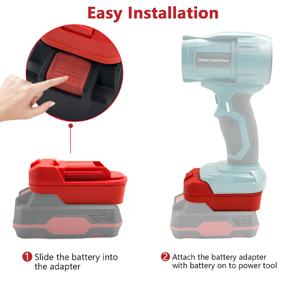 1pc Battery Adapter Converter  - مراجعة Gardening Tools Lidl وسعره