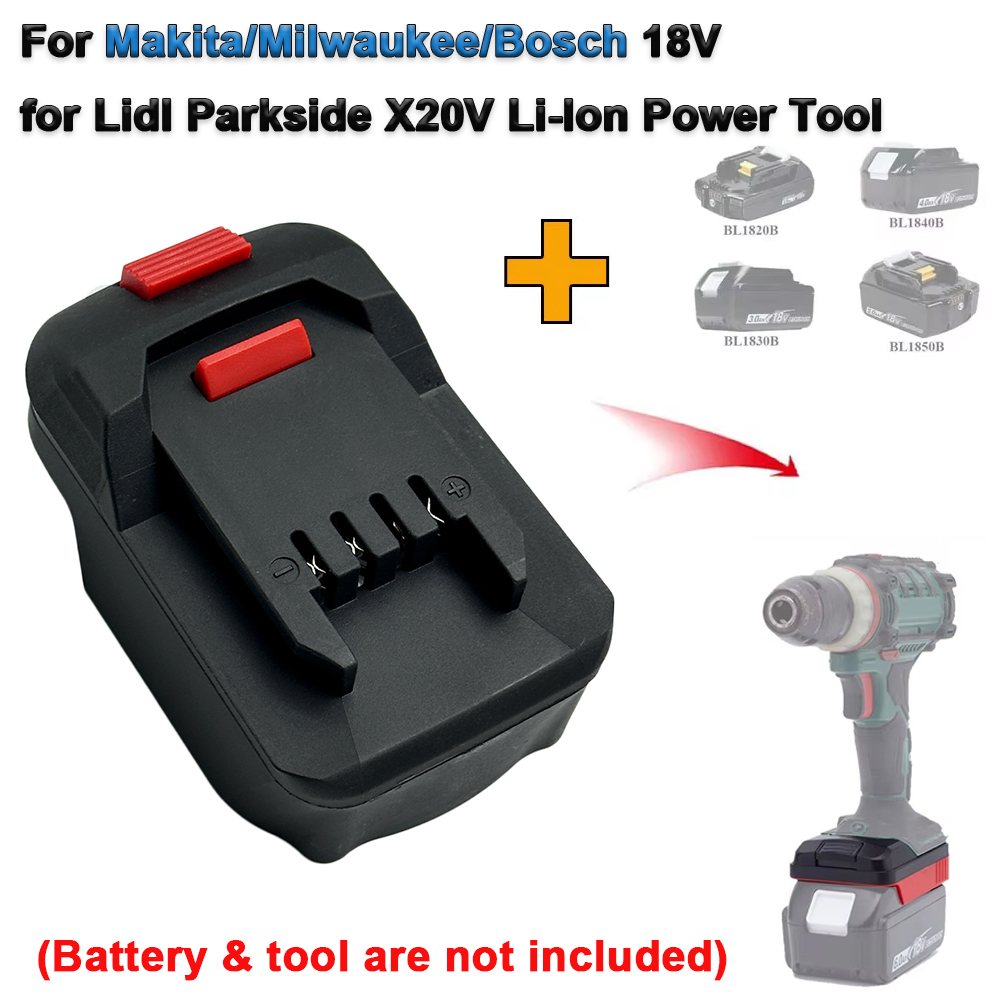 18V to X20V Battery Adapter Co - مراجعة Gardening Tools Lidl وسعره