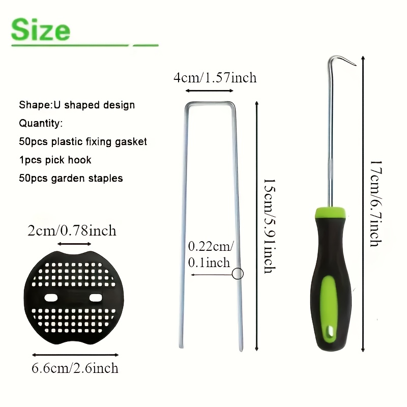 101pcs Garden Stakes Set - U-s - مراجعة Gardening Tools Bundle وسعره