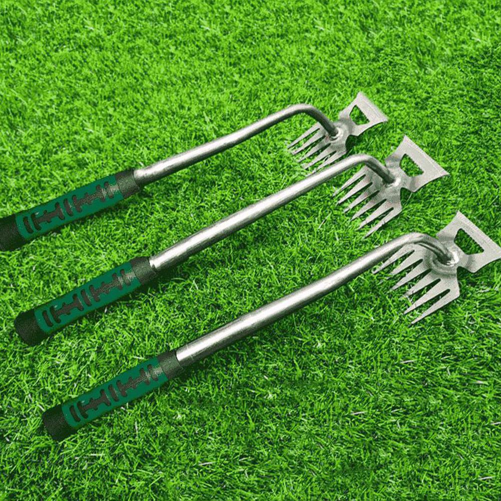 2 In 1 Garden Rake Manual Weed - مراجعة Gardening Tools To Remove Grass وسعره