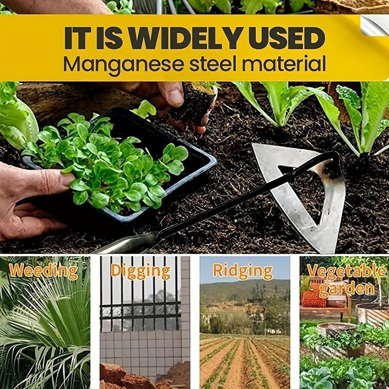 Garden Hoe Tools, All-Steel Ha - مراجعة Gardening Tools Sharp وسعره