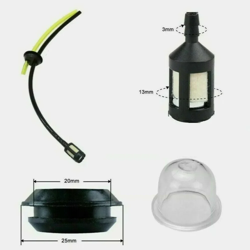 4pcs/set Fuel Hose Pipe Filter - مراجعة Gardening Tools Bundle وسعره