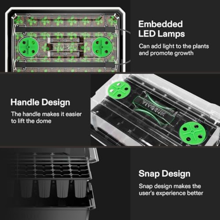 6-Pack Seed Starter Trays for  - مراجعة Seed Starter Trays وسعره