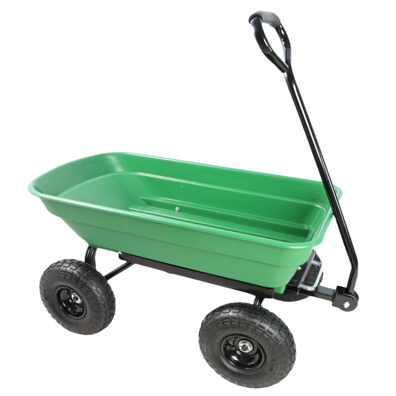 Green Plastic Garden Cart with - مراجعة Gardening Tools Big وسعره