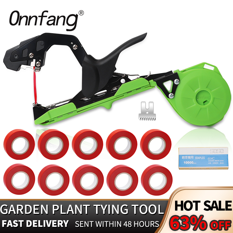 Onnfang Garden Hand Tying Mach - مراجعة Gardening Tools On Sale وسعره