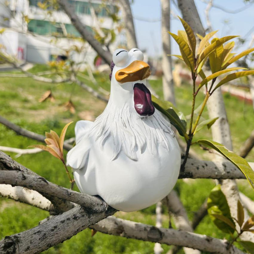Funny Chicken Fence Decor Stat - مراجعة Gardening Tools Store وسعره