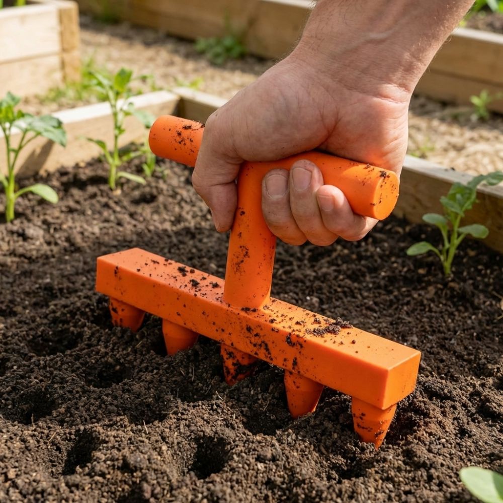 Plastic Soil Hole Drilling Too - مراجعة Garden Row Marker وسعره