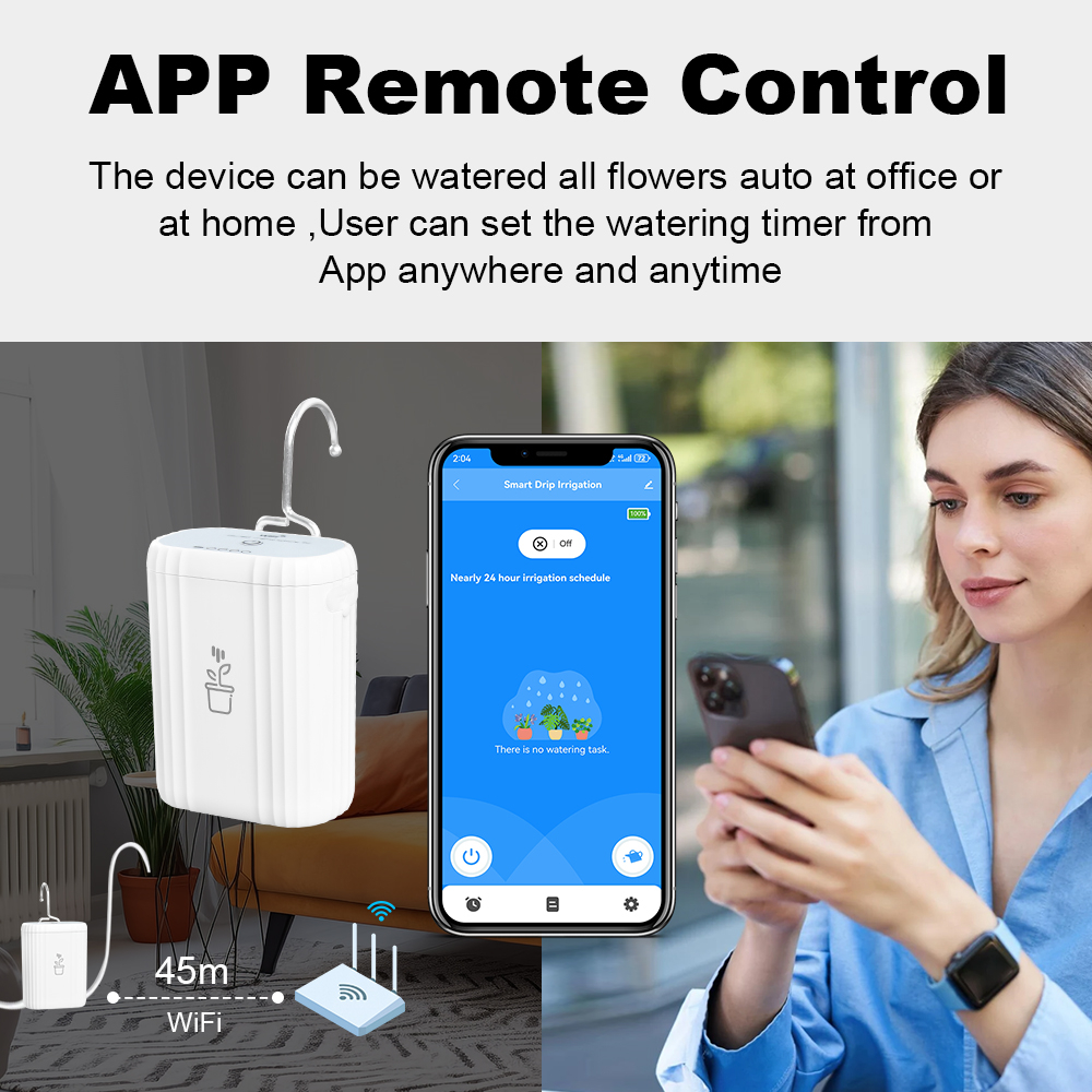 Tuya WiFi Smart Drip Irrigatio - مراجعة Gardening Tools For Beginners وسعره