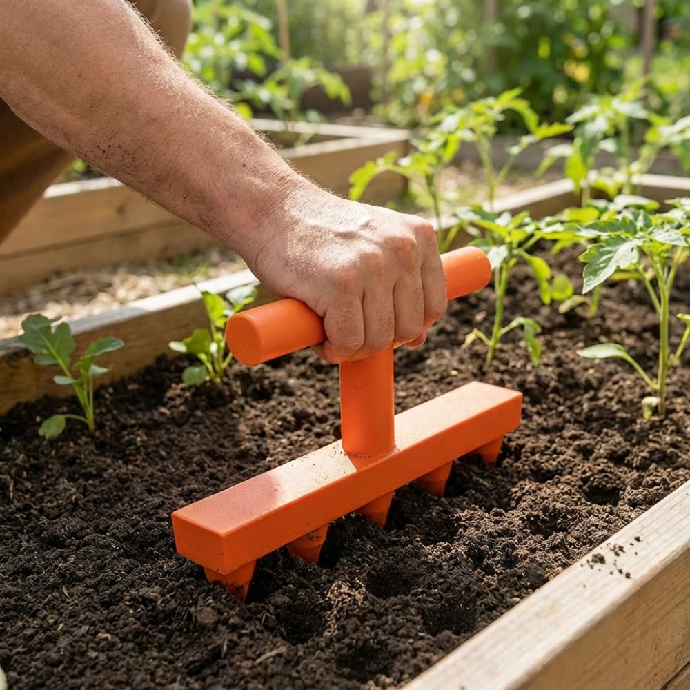Durable Plastic Soil Hole Dril - مراجعة Garden Row Marker وسعره