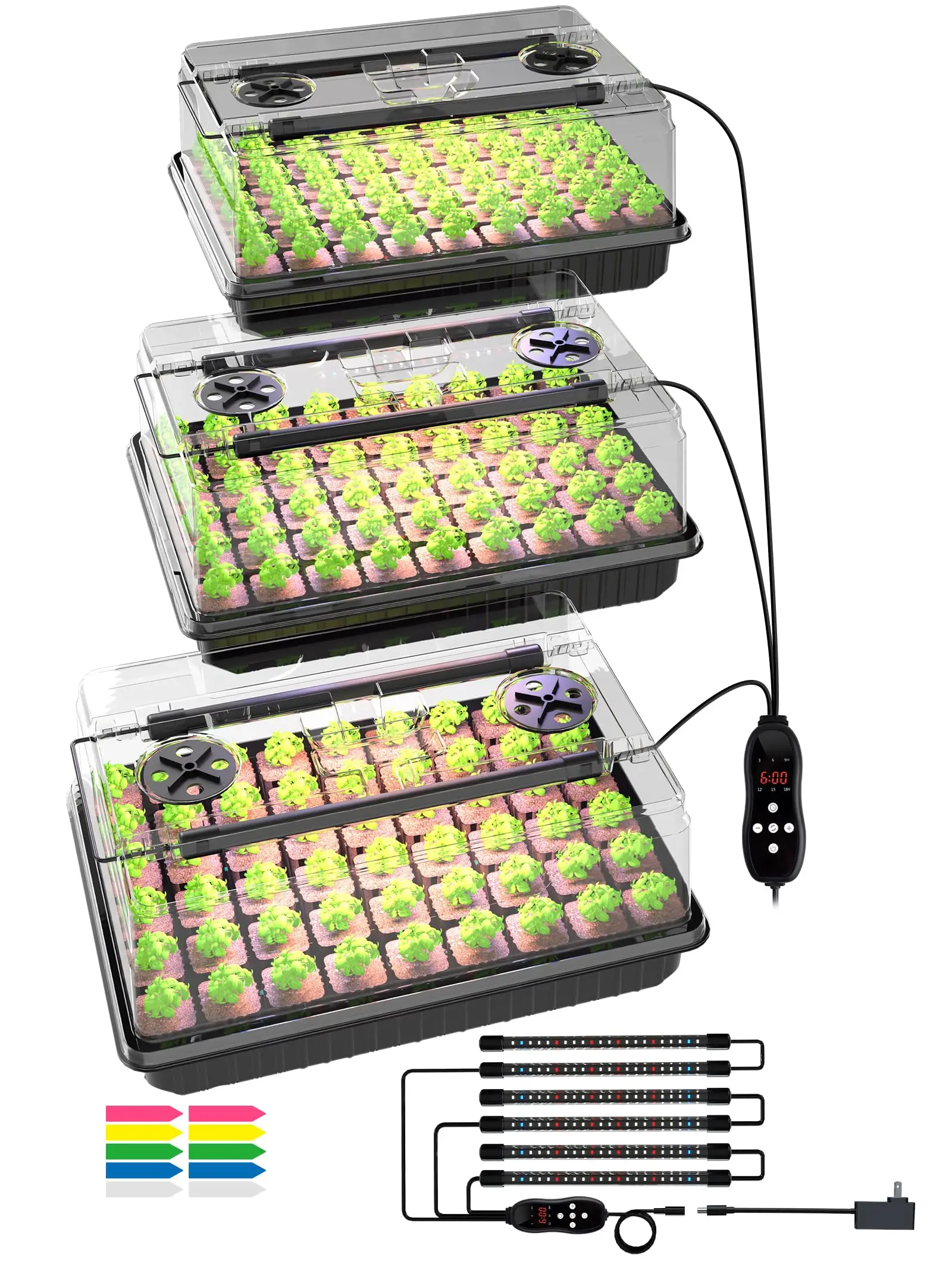 54-Cell Seed Starter Tray With - مراجعة Seed Starter Trays وسعره