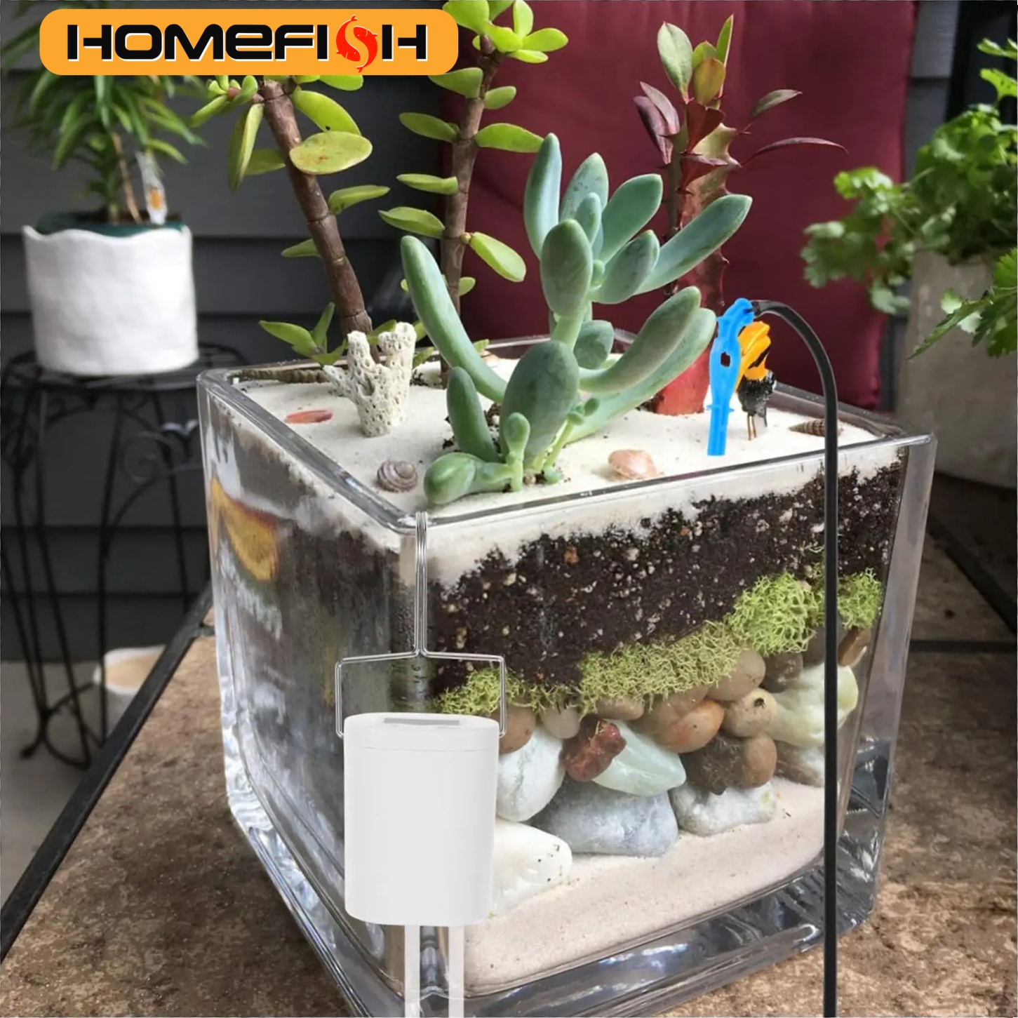 HOMEFISH Automatic Plant Flowe - مراجعة Gardening Tools For Beginners وسعره