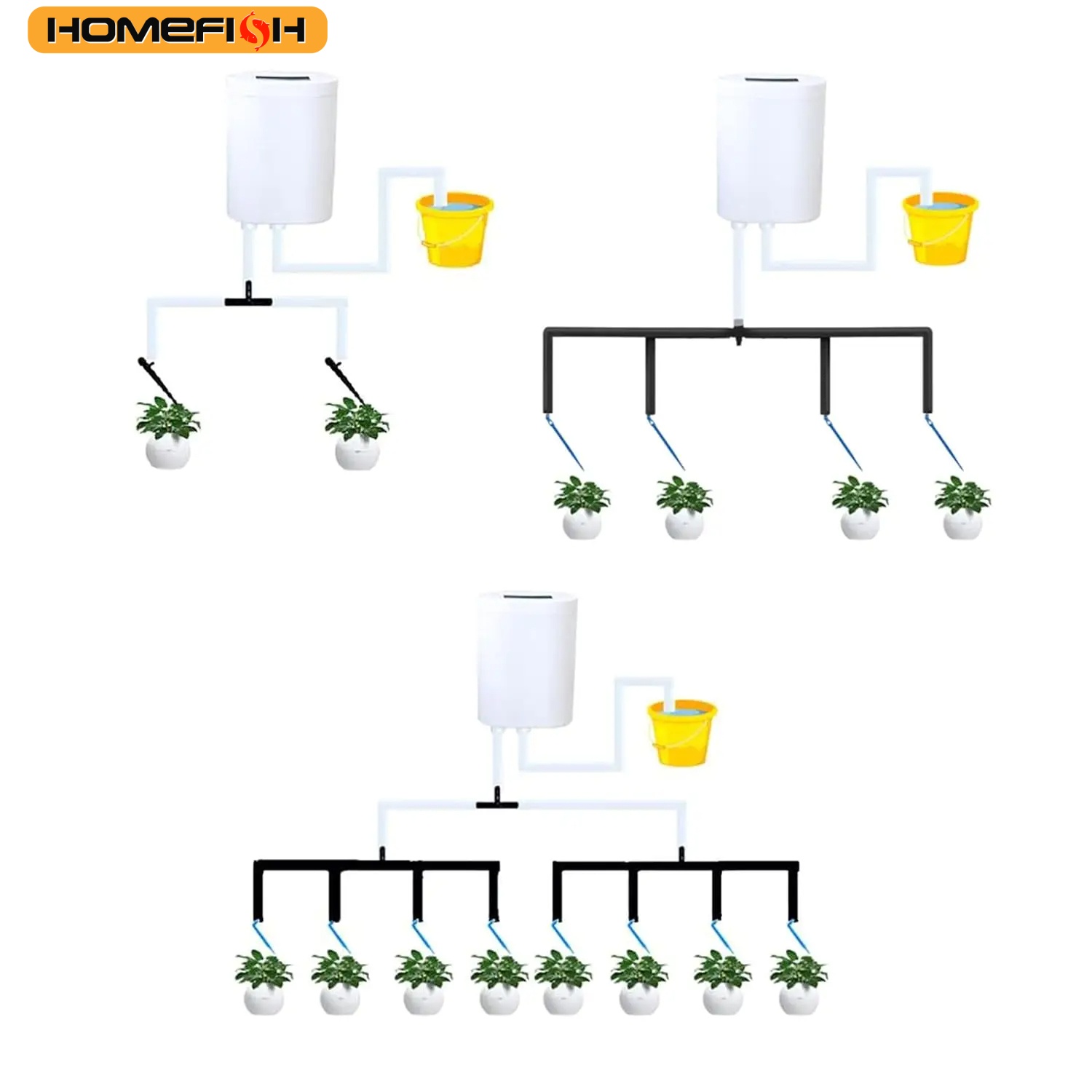 HOMEFISH Automatic Plant Flowe - مراجعة Gardening Tools For Beginners وسعره
