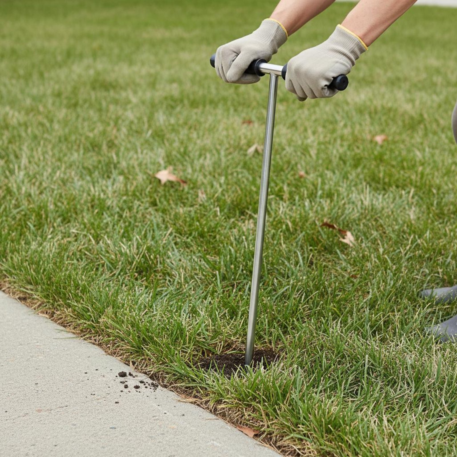 T-Handle Ground Rod Sharp Tip  - مراجعة Gardening Tools Sharp وسعره