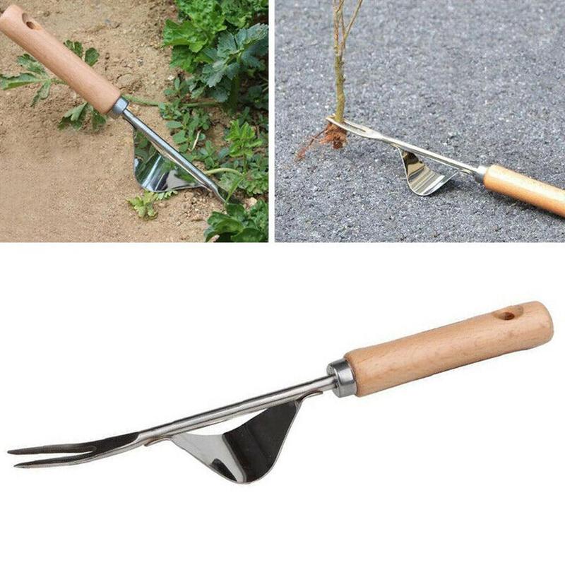 Steel Root Extractor Wooden Ha - مراجعة Gardening Tools To Remove Grass وسعره