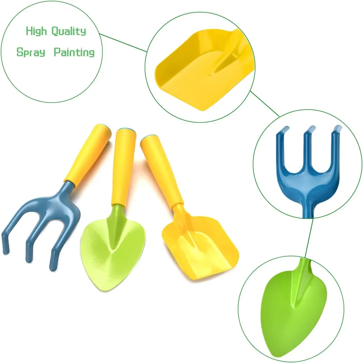 Kids Candy Color Garden Tools  - مراجعة Gardening Tools For 6 Year Old وسعره