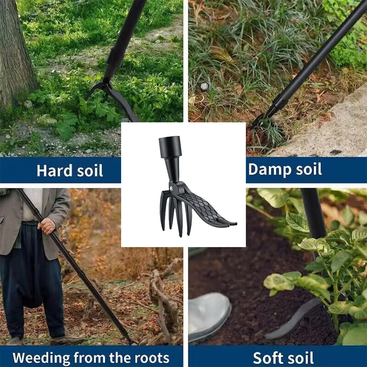 Stand Up Weed Puller Claw Tool - مراجعة Gardening Tools To Remove Grass وسعره