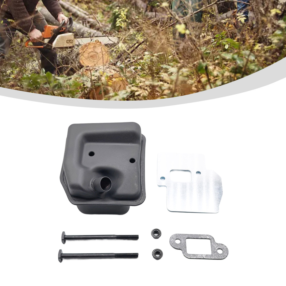 Exhaust Muffler Kit For Chains - مراجعة Gardening Tools Bundle وسعره