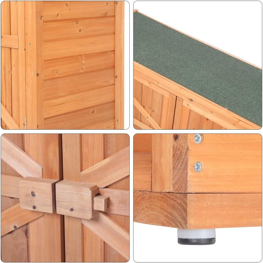 Extra Large Outdoor Wooden Sto - مراجعة Gardening Tools وسعره