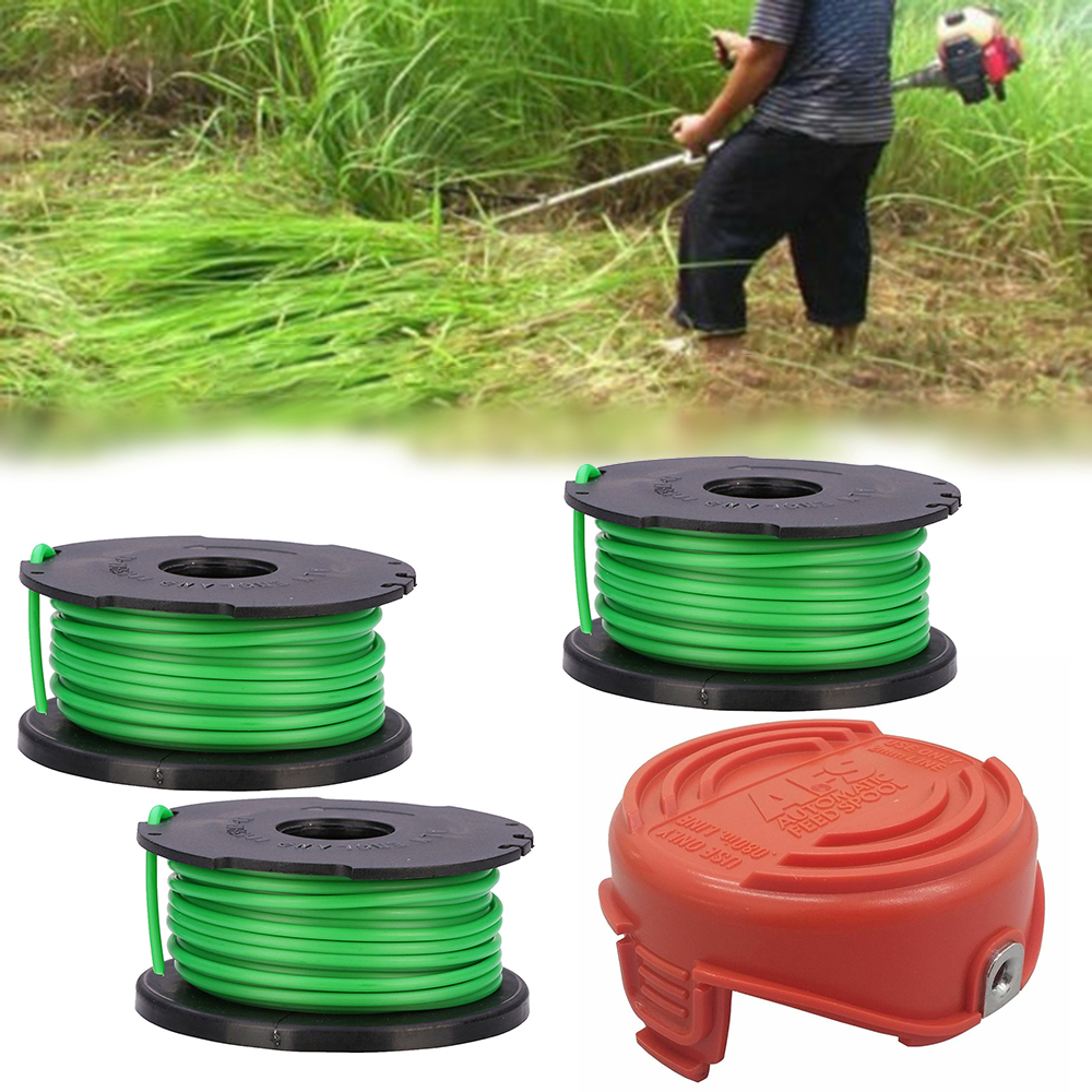 3pcs Trimmer Spool Line With S - مراجعة Gardening Tools Basic وسعره