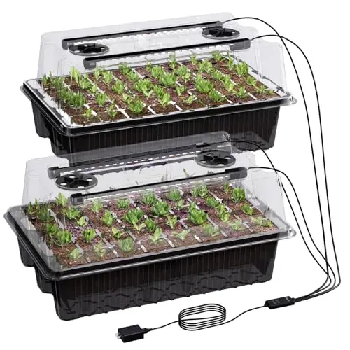 80-Cell Self-Watering Seed Sta - مراجعة Seed Starter Trays وسعره