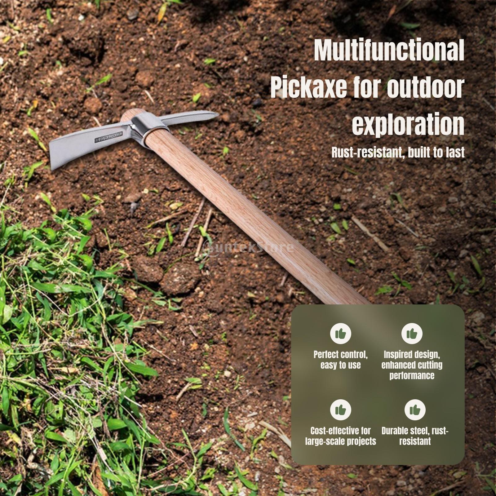 Stainless Steel Pickaxe Portab - مراجعة Gardening Tools On Sale وسعره