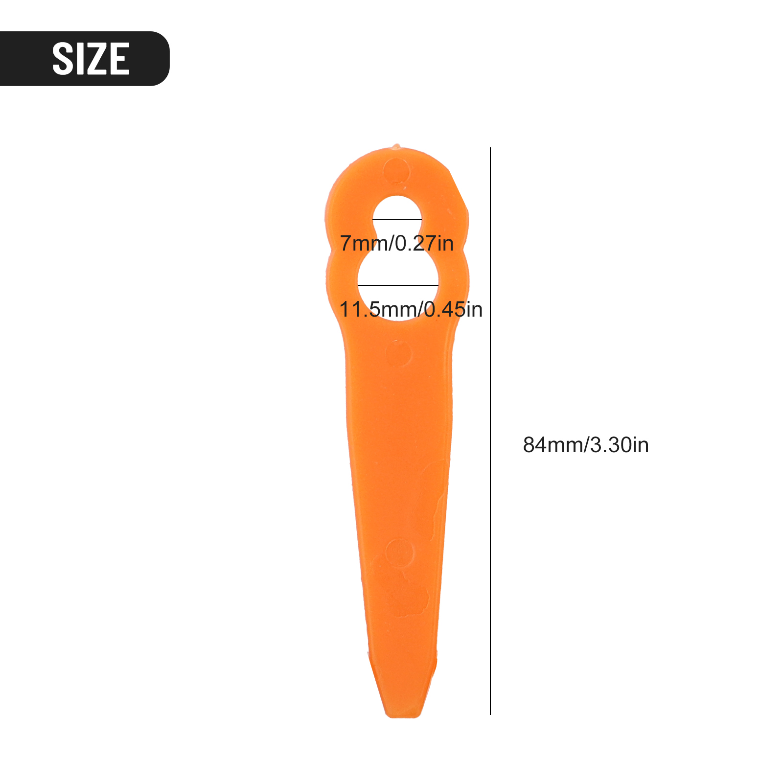 100PCS Plastic Replacement Bla - مراجعة Gardening Tools Basic وسعره